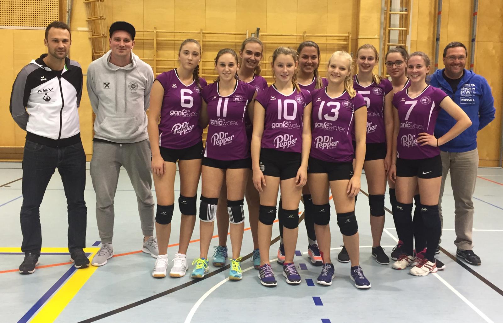 Erster Auftritt der U19 Mädls!